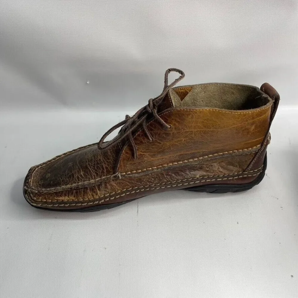 LL‎ Bean Chukka Boot Signature Moc Ankle Lace Up Sz 10 (READ)